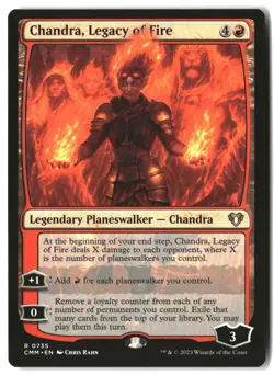 MTG Chandra, Legacy of Fire [CMM - 735] LP 8-20 - Image 1