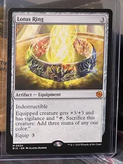 MTG Lotus Ring - MYTHIC - OTJ The Big Score NM/Mint 0024 - Image 1