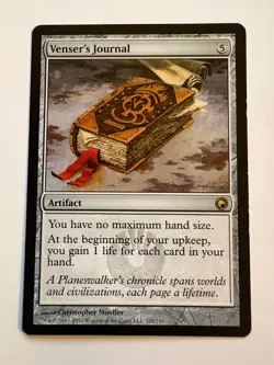 Venser's Journal R Scars of Mirrodin 220 - Magic the Gathering TCG - Image 1