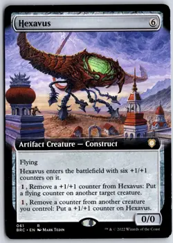 Hexavus (Extended Art) 61 Commander: The Brothers' War Magic: The Gathering NM/M - Image 1