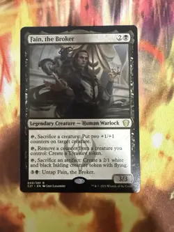 Fain, the Broker - NM MTG Commander 2021 - Image 1