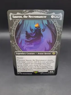 SHOWCASE Regular Sauron, the Necromancer - LTR - NM - Magic: The Gathering - MTG - Image 1