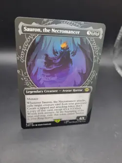 SHOWCASE Regular Sauron, the Necromancer - LTR - NM - Magic: The Gathering - MTG - Image 2