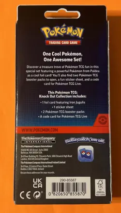 Pokemon TCG Knock Out Collection Iron Jugulis Sealed Box (English) - Image 2