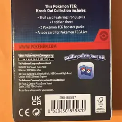 Pokemon TCG Knock Out Collection Iron Jugulis Sealed Box (English) - Image 4