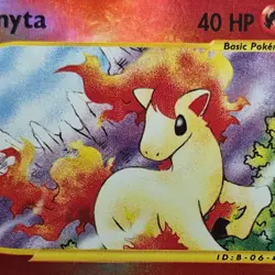 Pokemon Reverse Holo eReader Ponyta- Expedition- 126/165- LP - Image 2