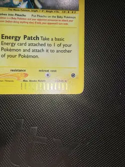 Pokemon Pichu Expedition Holo 22/165 ENG Good - Image 4