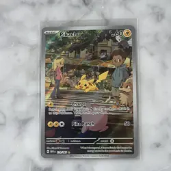 Pikachu Illustration Rare Full Art Holo 173/165 Scarlet & Violet 151 English - Image 1