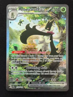 Pokemon TCG Meowscarada ex Sv02: Paldea Evolved 256/193 SIR Holo Eng 310HP - Image 2