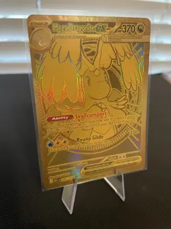 Mega Dragonite EX 295/217 Gold Hyper Rare Pokemon Ascended Heroes English - Image 3
