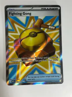 Pokemon TCG Mega Evolution Full Art Fighting Gong 168/132Near Mint - Image 1