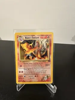 Pokemon Wizards Blaine's Charizard 2/132 Gym Challenge 100 HP Holo Rare English - Image 1