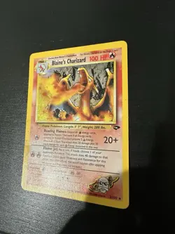 Pokemon Wizards Blaine's Charizard 2/132 Gym Challenge 100 HP Holo Rare English - Image 3