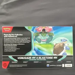 Pokemon TCG Venusaur ex & Blastoise ex Premium Collection Box 2025 SEALED - Image 2