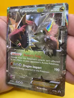 ⚡Tyrantrum EX Black Star Promo XY70 Holo Foil Basic Dragon 2015 LP🔥 Pokemon - Image 2