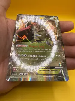 ⚡Tyrantrum EX Black Star Promo XY70 Holo Foil Basic Dragon 2015 LP🔥 Pokemon - Image 3