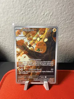 -Pokemon Dedenne- (093/088) PDR Illustration Rare Full Art Holo Basic Thunder - Image 1