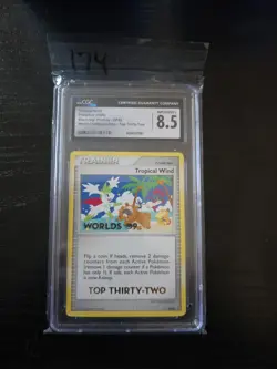 Pokemon TCG Tropical Wind World 09 Top Thirty-Two DP48 CGC 8.5 NM/MINT+ - Image 1
