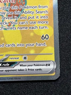 Pokemon TCG Meowth EX 107/088 Perfect Order Ultra Rare Full Art Holo NM - Image 3