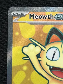 Pokemon TCG Meowth EX 107/088 Perfect Order Ultra Rare Full Art Holo NM - Image 5