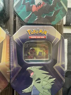 Pokemon TCG - Triple Whammy Collector Sealed Tins x6 (Complete Set) - Image 3