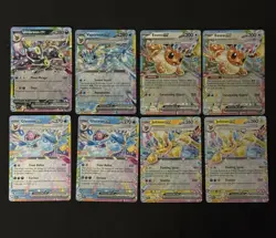 Pokemon TCG Prismatic Evolutions Eeveelution ex Lot 8 Full Art Holo English - Image 1