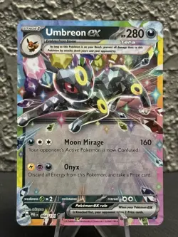 Pokemon TCG Prismatic Evolutions Eeveelution ex Lot 8 Full Art Holo English - Image 2