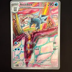 2023 Pokemon Arctibax SV02: Paldea Evolved 209/193 Illustration Rare IR - Image 1