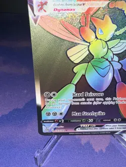 Scizor VMAX (Secret) Rainbow Rare - SWSH03: Darkness Ablaze 193/189 Pokemon - Image 5