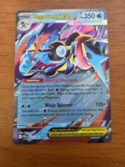 Mega Greninja ex 022/086 Chaos Rising Holo Pokemon TCG - Image 1