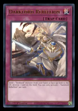 Yugioh Darklord Rebellion #MAGO-EN109 Maximum Gold LP - Image 1