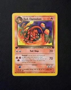 2000 Pokemon TCG Dark Charmeleon 1st Edition 32/82 Team Rocket Vintage Card - NM - Image 1