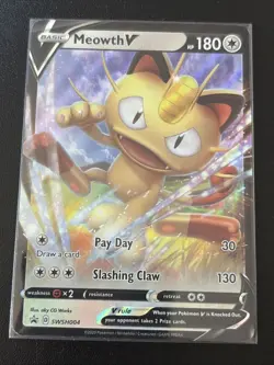 Meowth V - SWSH: Sword & Shield Promo Cards SWSH004 Pokemon TCG - Image 1
