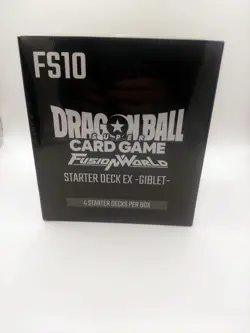 4 x Bandai Dragon Ball Super Card Game Fusion World FS10 Starter Deck EX Giblet - Image 4