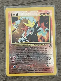 Entei V GG36/GG70 NM & Entei promo Holo Lot LP Sword & Shield Set 2 Cards - Image 1