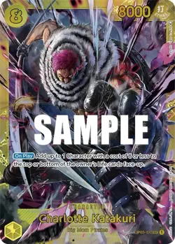 OP03-123 Charlotte Katakuri : Secret Rare One Piece TCG Card - Image 1