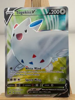 Pokemon Cards Togekiss V 178/185 Vivid Voltage Ultra Rare NM - Image 1