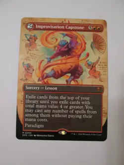 MTG English Improvisation Capstone (Borderless) NM Normal Secrets of Strixhaven - Image 1