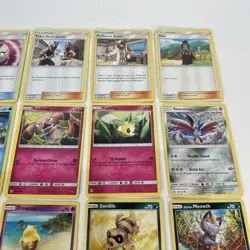 Pokemon Sun & Moon Bulk Bundle Collection 35 Cards 1 Rare 10 Uncommon No Doubles - Image 3
