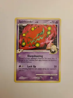 Pokemon TGC 2009 Supreme Victors Spiritomb C 84/147 Regular Uncommo Near Mint - Image 1