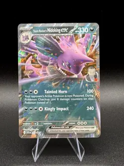 Pokemon TCG Team Rocket’s Nidoking ex SVP 217 Sv: Destined Rivals Promo NM - Image 1