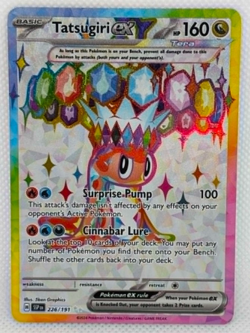 Pokemon Surging Sparks - Tatsugiri EX 226/191 - Ultra Rare - NM/M Condition - Image 1