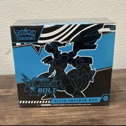 Pokemon TCG Scarlet & Violet Black Bolt Elite Trainer Box ETB Sealed - Image 1