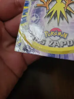 DMG! Pokemon 2000 Topps TV Animation Edition Series 3 Zapdos #145 Blue Logo - Image 3