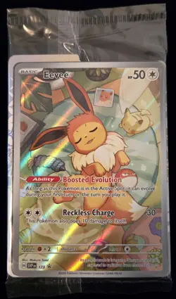 Pokemon TCG: Prismatic Evolutions - Eevee (SVP-173) Sealed ETB Promo Regular - Image 1