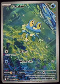 Pokemon TCG: Chaos Rising - Froakie (088/086) Illustration Rare Full Art Holo - Image 1