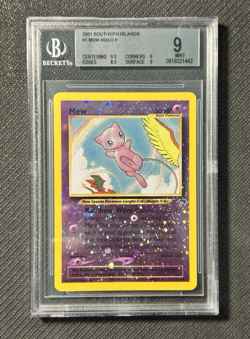 POKEMON BGS 9 MEW SOUTHERN ISLANDS 1/18 HOLO PROMO ENG MINT NO PSA 9 - Image 2