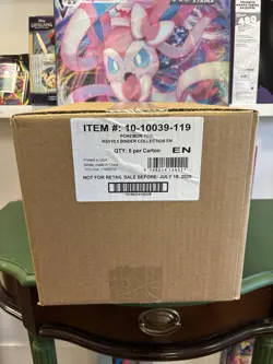Factory Sealed Pokemon White Flare (6) Binder Collection Case - Image 1