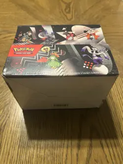 Pokemon Black Bolt White Flare Mini-Tin 8 pack case SEALED - Image 1