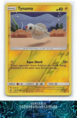 Tynamo SM - Burning Shadows #44/147 Pokemon Lightly played Reverse Holo - Image 1